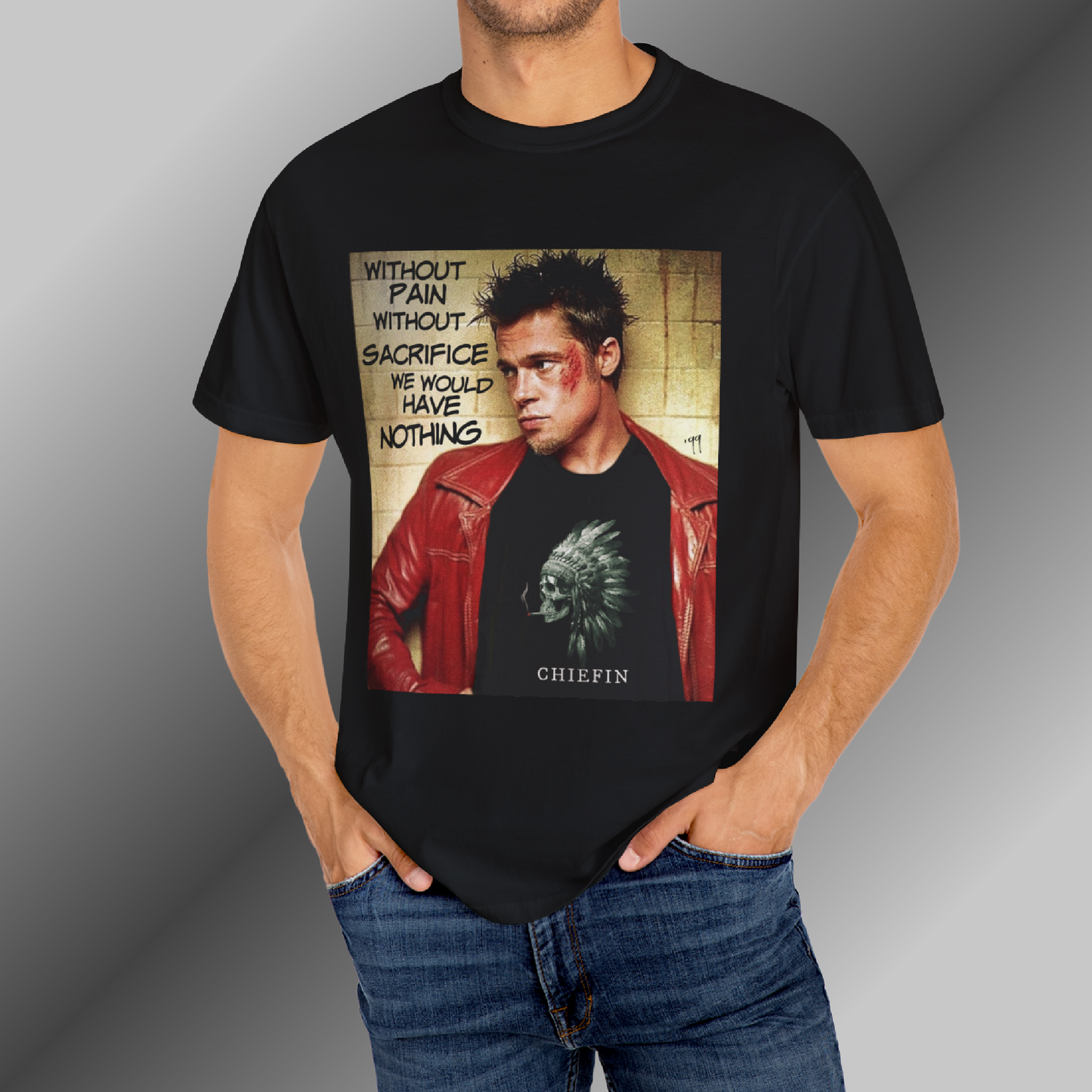 TRIBUTE TO FIGHT CLUB TYLER DURDEN -Unisex T-shirt