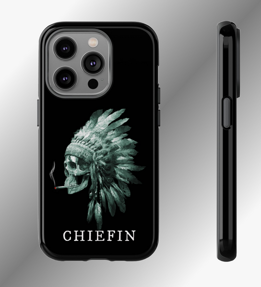 CHIEFIN SKULL PHONE CASE