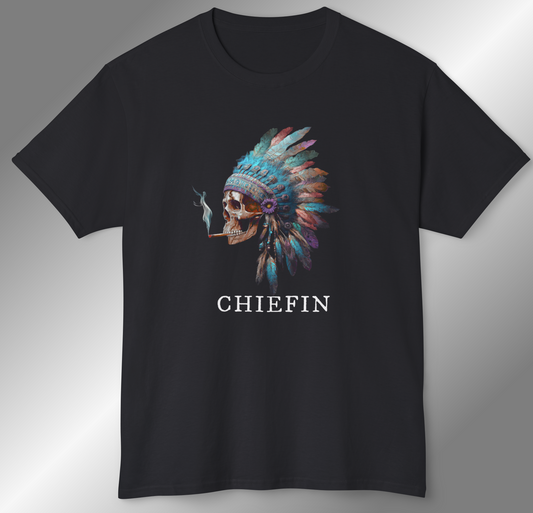 VIBRANT CHIEFIN SKULL WARRIOR - Unisex T-shirt