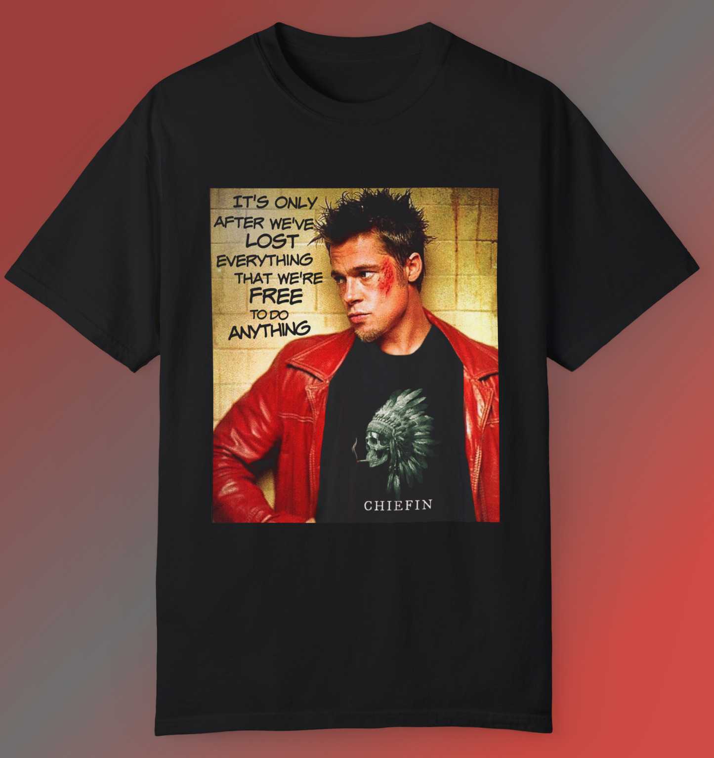 TRIBUTE TO FIGHT CLUB TYLER DURDEN -Unisex T-shirt